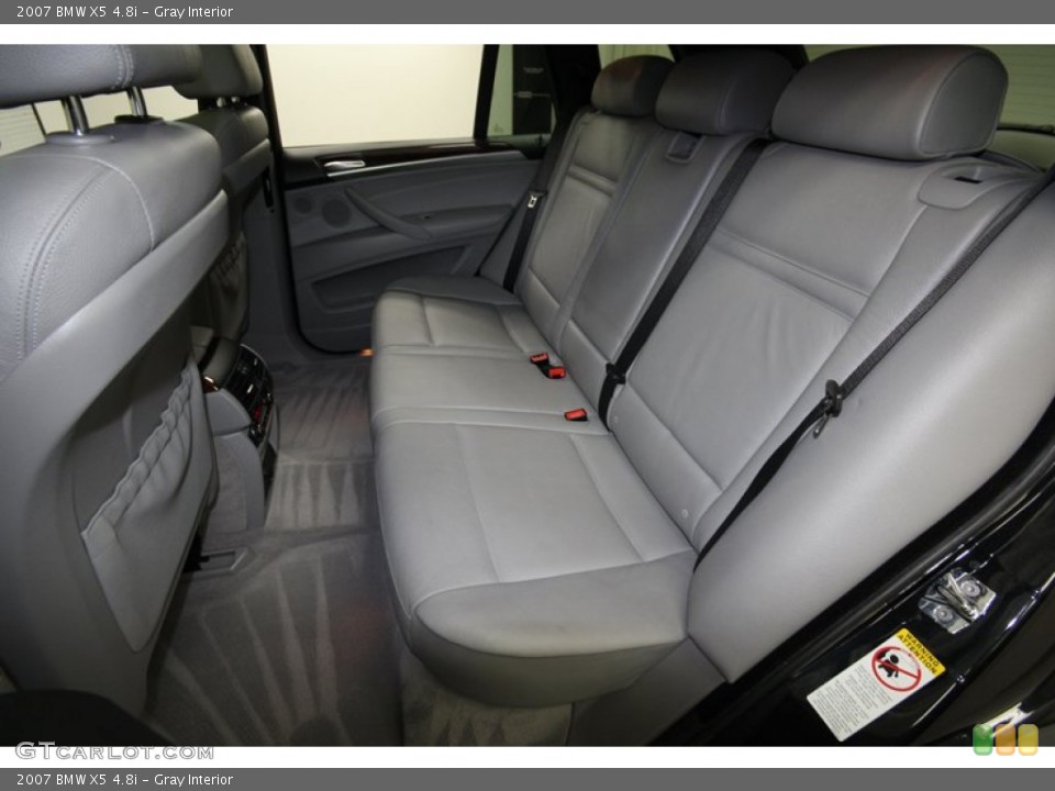 Gray Interior Rear Seat for the 2007 BMW X5 4.8i #80537251