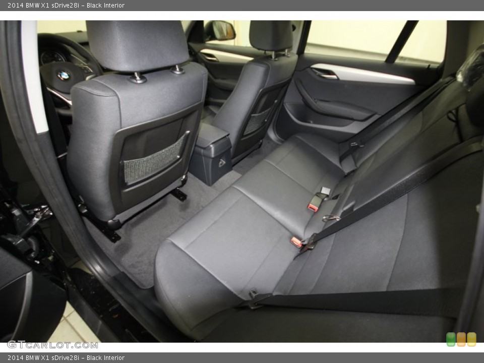 Black Interior Rear Seat for the 2014 BMW X1 sDrive28i #80537770