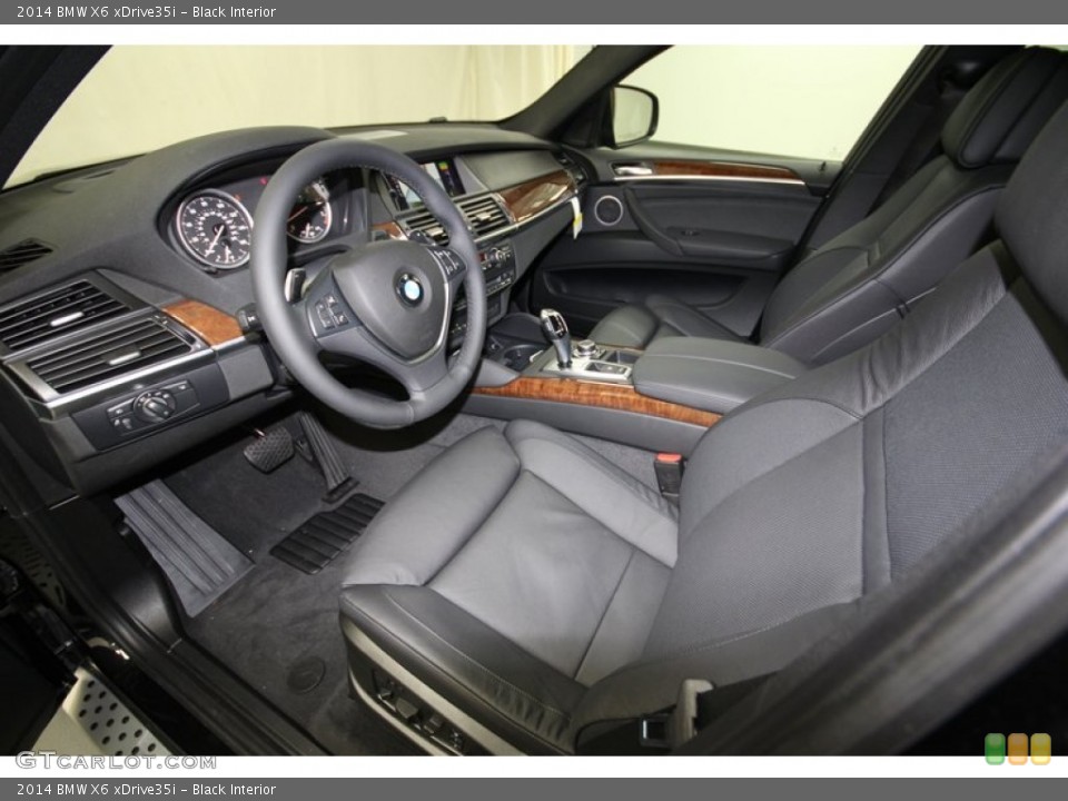 Black Interior Prime Interior for the 2014 BMW X6 xDrive35i #80537914