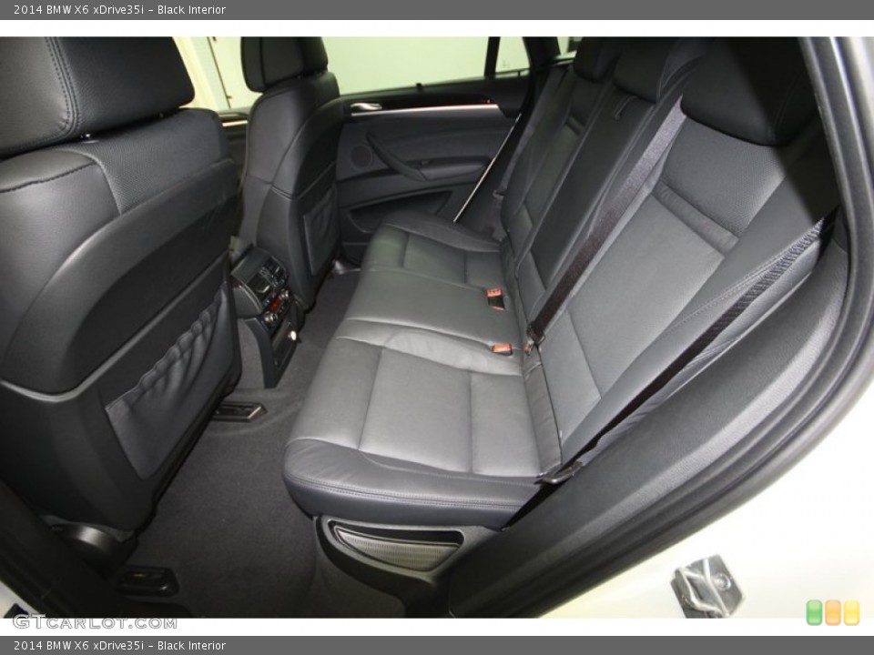 Black Interior Rear Seat for the 2014 BMW X6 xDrive35i #80538019