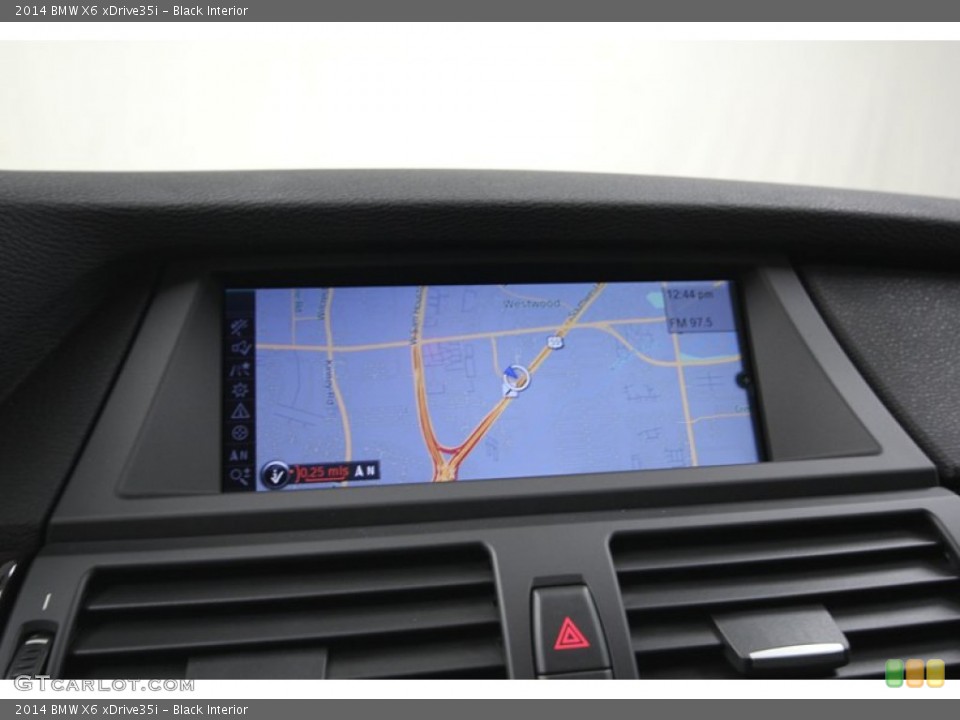 Black Interior Navigation for the 2014 BMW X6 xDrive35i #80538037