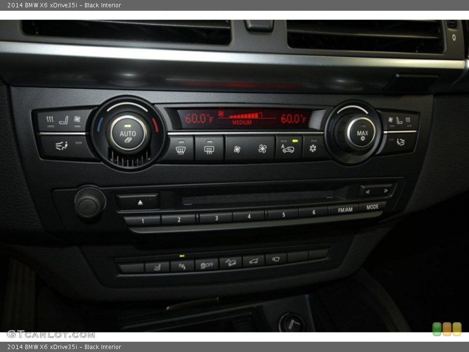 Black Interior Controls for the 2014 BMW X6 xDrive35i #80538043