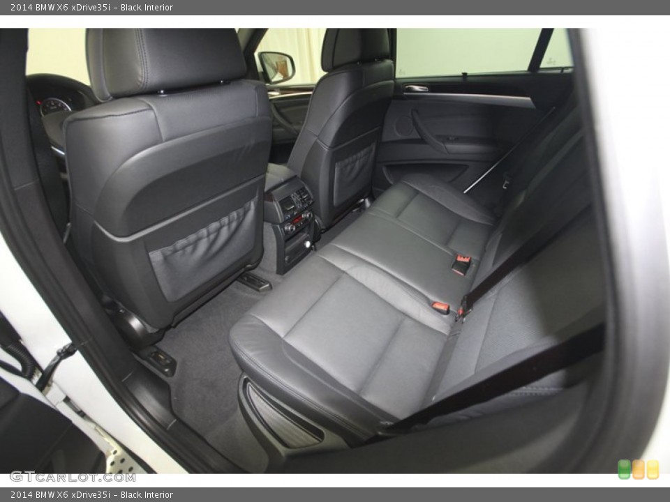 Black Interior Rear Seat for the 2014 BMW X6 xDrive35i #80538067