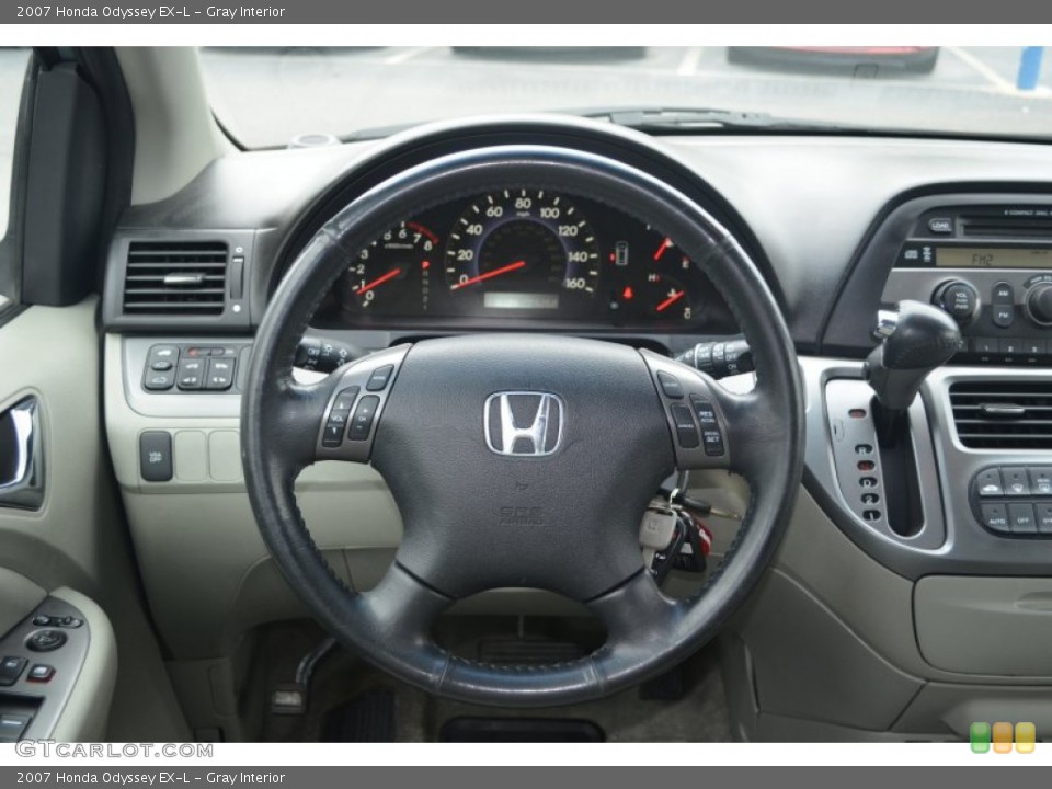Gray Interior Steering Wheel for the 2007 Honda Odyssey EX-L #80540722