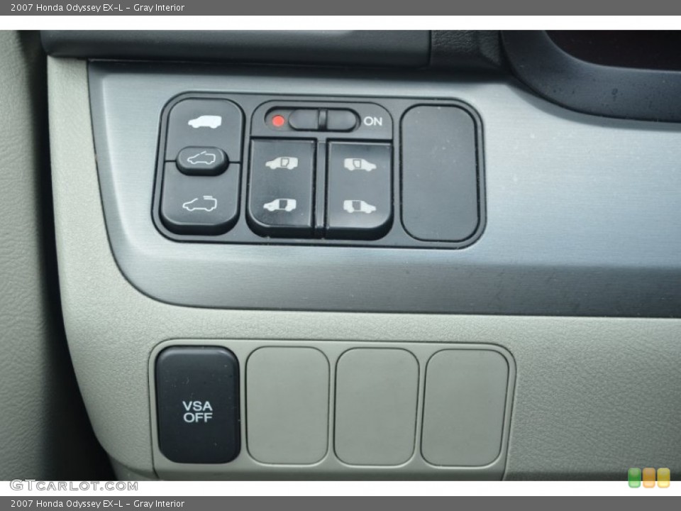 Gray Interior Controls for the 2007 Honda Odyssey EX-L #80540767