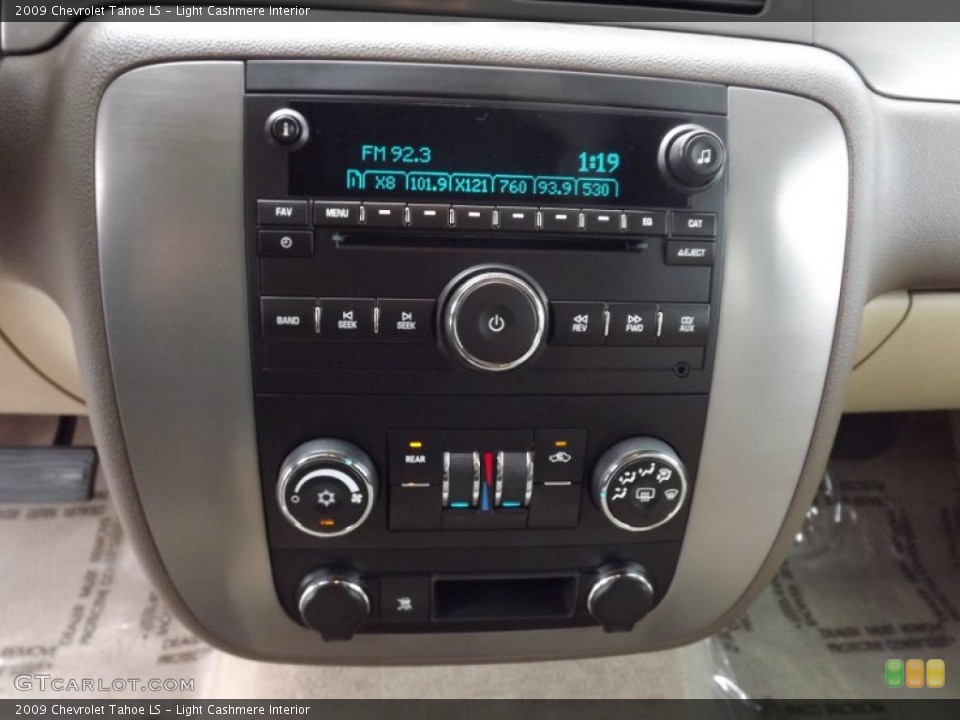 Light Cashmere Interior Controls for the 2009 Chevrolet Tahoe LS #80540806
