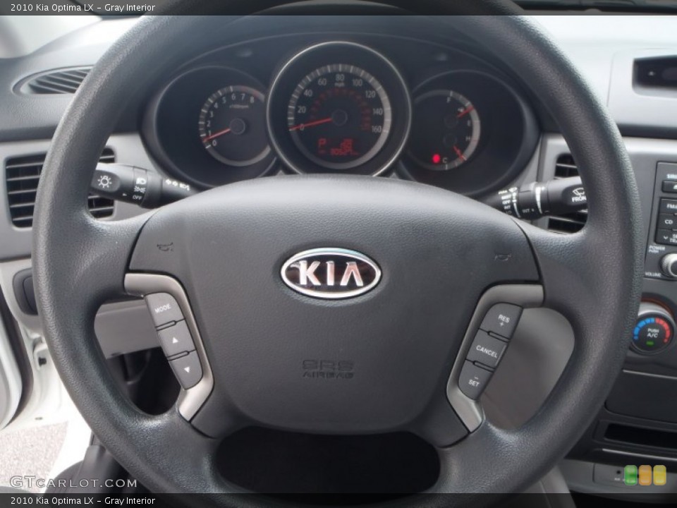 Gray Interior Steering Wheel for the 2010 Kia Optima LX #80541024