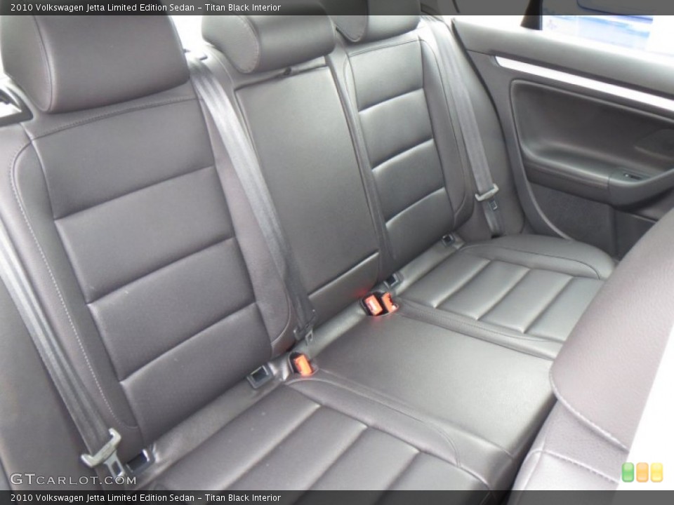 Titan Black Interior Rear Seat for the 2010 Volkswagen Jetta Limited Edition Sedan #80541157