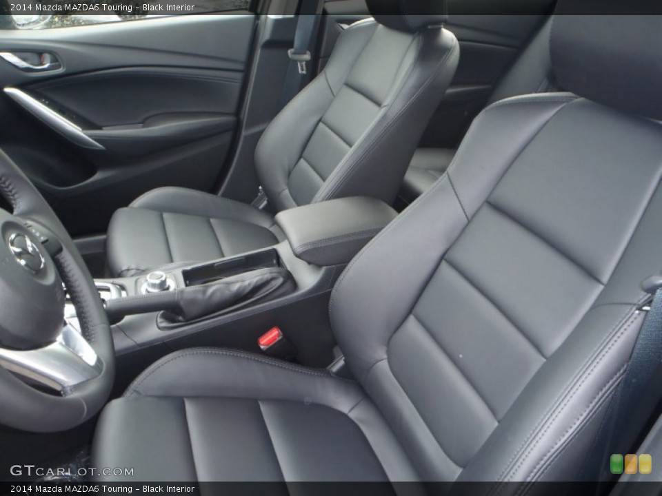 Black Interior Front Seat for the 2014 Mazda MAZDA6 Touring #80541949