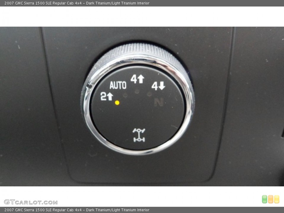 Dark Titanium/Light Titanium Interior Controls for the 2007 GMC Sierra 1500 SLE Regular Cab 4x4 #80542219