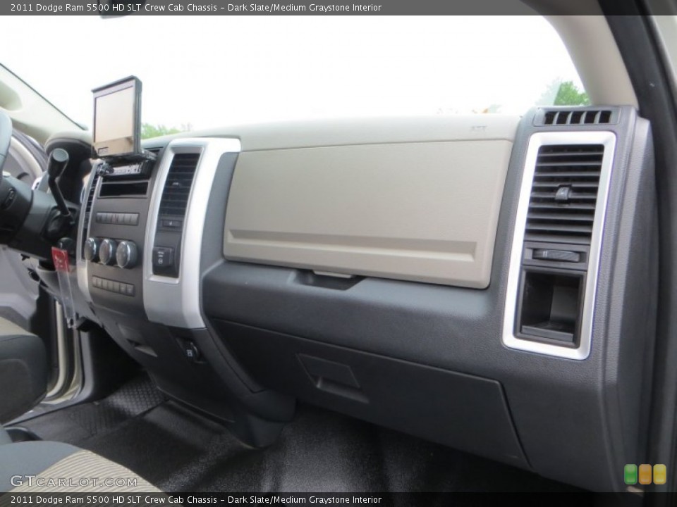 Dark Slate/Medium Graystone Interior Dashboard for the 2011 Dodge Ram 5500 HD SLT Crew Cab Chassis #80542424