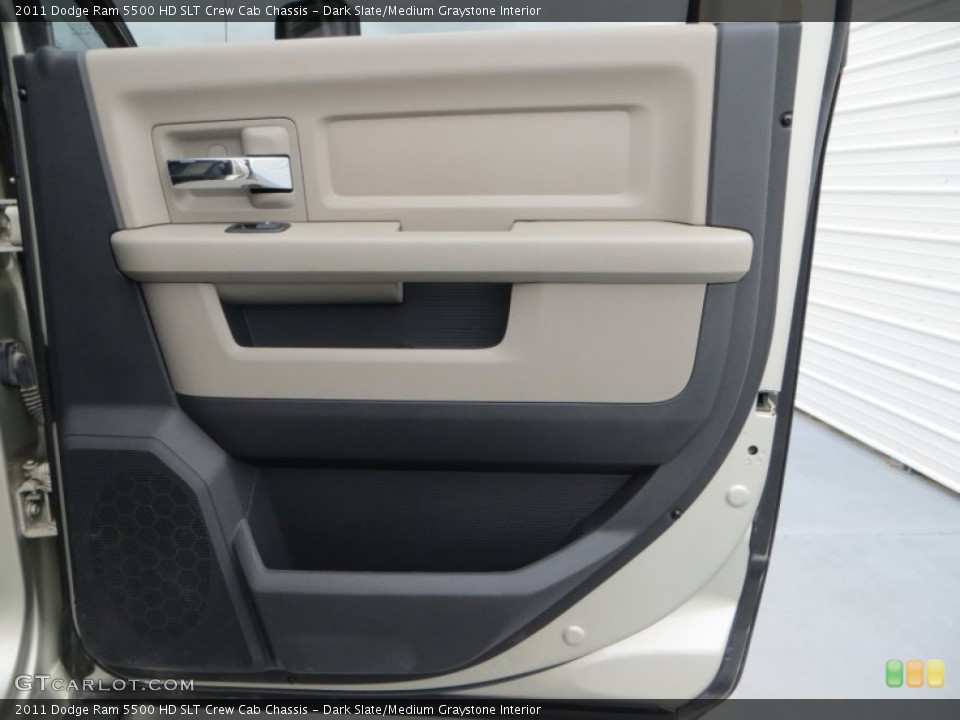Dark Slate/Medium Graystone Interior Door Panel for the 2011 Dodge Ram 5500 HD SLT Crew Cab Chassis #80542471