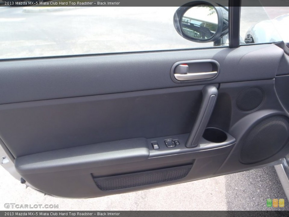 Black Interior Door Panel for the 2013 Mazda MX-5 Miata Club Hard Top Roadster #80542528