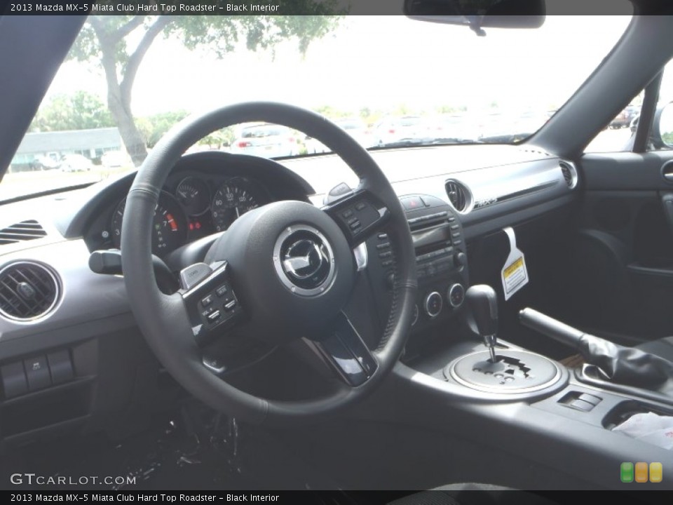 Black Interior Dashboard for the 2013 Mazda MX-5 Miata Club Hard Top Roadster #80542583