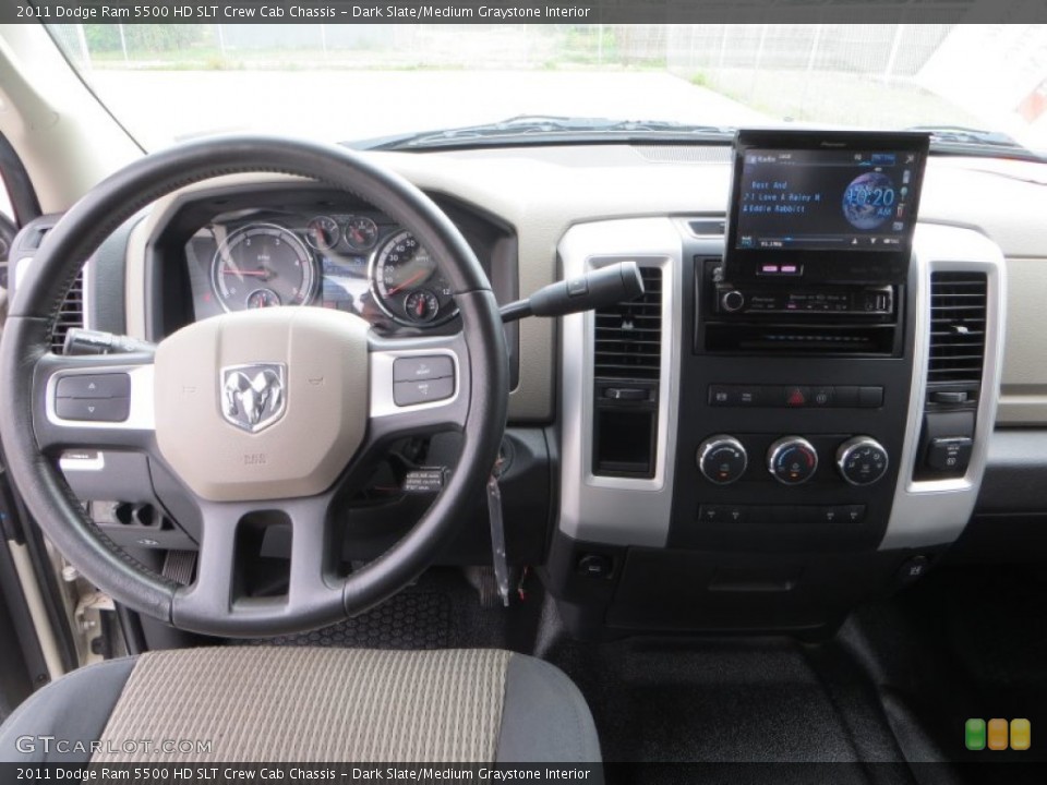 Dark Slate/Medium Graystone Interior Dashboard for the 2011 Dodge Ram 5500 HD SLT Crew Cab Chassis #80542648