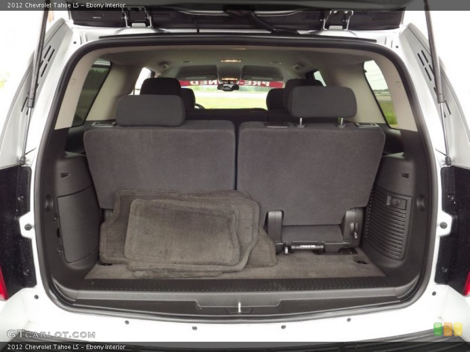 Ebony Interior Trunk for the 2012 Chevrolet Tahoe LS #80542676
