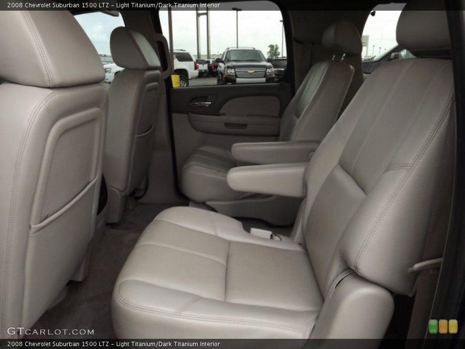 Light Titanium/Dark Titanium Interior Rear Seat for the 2008 Chevrolet Suburban 1500 LTZ #80545744