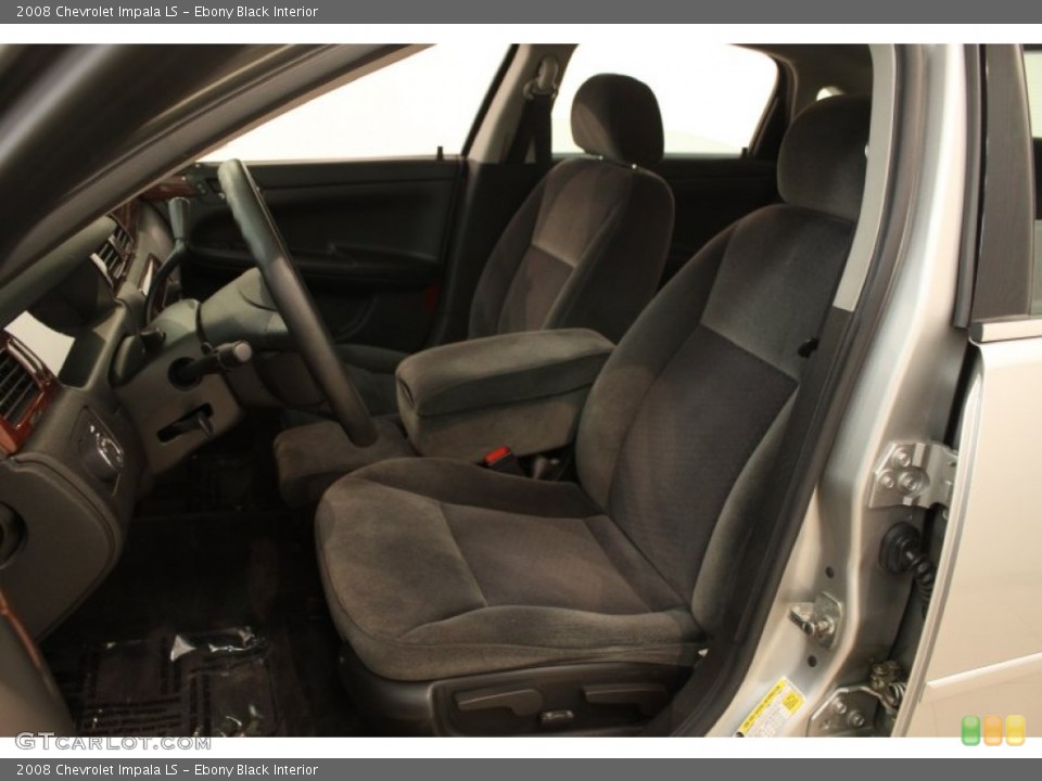 Ebony Black Interior Photo for the 2008 Chevrolet Impala LS #80546467