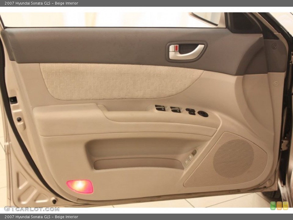 Beige Interior Door Panel for the 2007 Hyundai Sonata GLS #80547427
