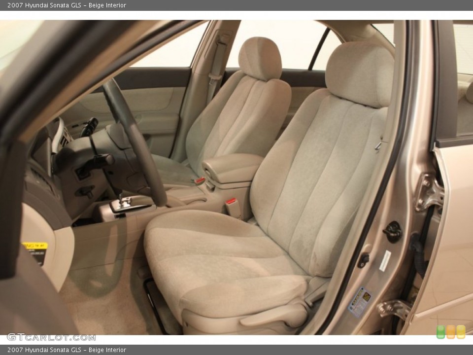 Beige Interior Photo for the 2007 Hyundai Sonata GLS #80547452