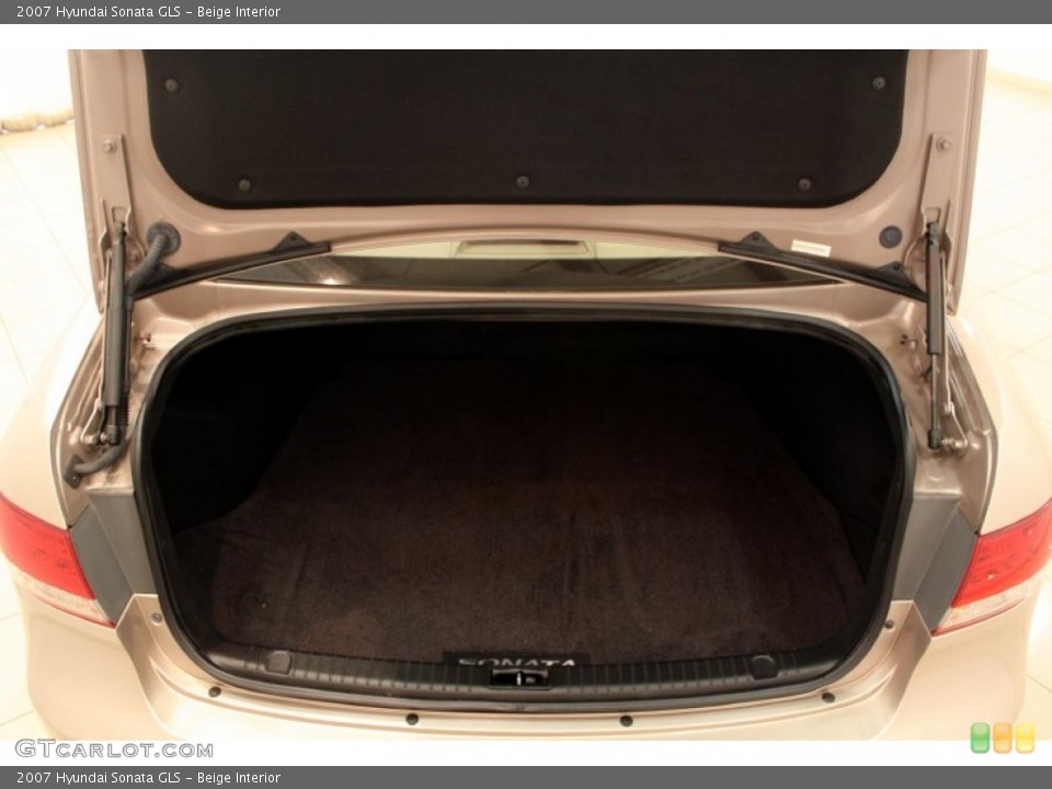 Beige Interior Trunk for the 2007 Hyundai Sonata GLS #80547655