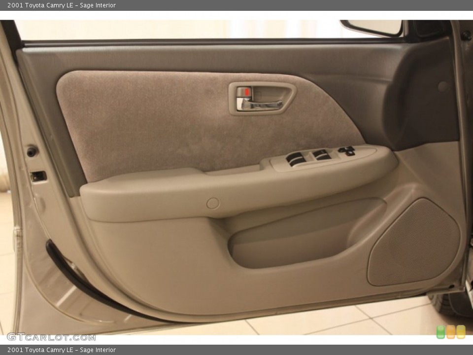 Sage Interior Door Panel for the 2001 Toyota Camry LE #80549757