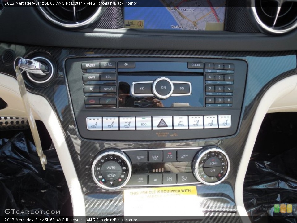 AMG Porcelain/Black Interior Controls for the 2013 Mercedes-Benz SL 63 AMG Roadster #80550881