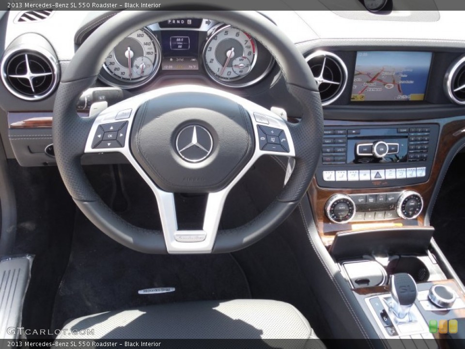 Black Interior Dashboard for the 2013 Mercedes-Benz SL 550 Roadster #80551174