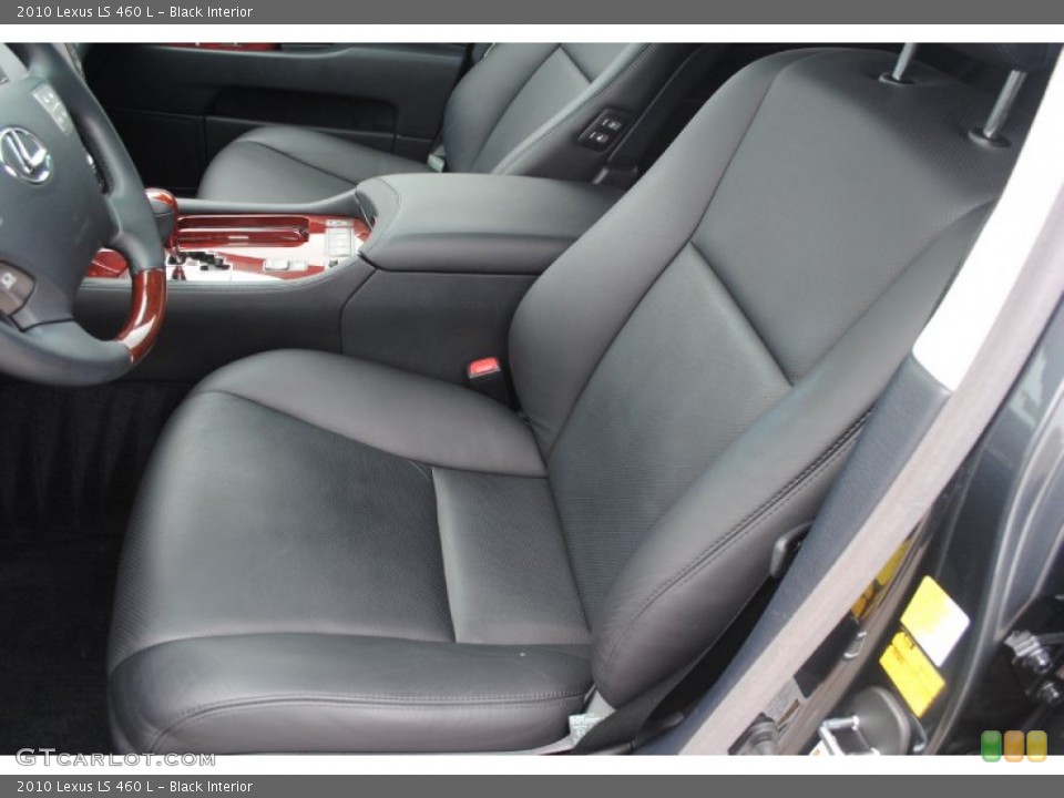 Black Interior Front Seat for the 2010 Lexus LS 460 L #80552436