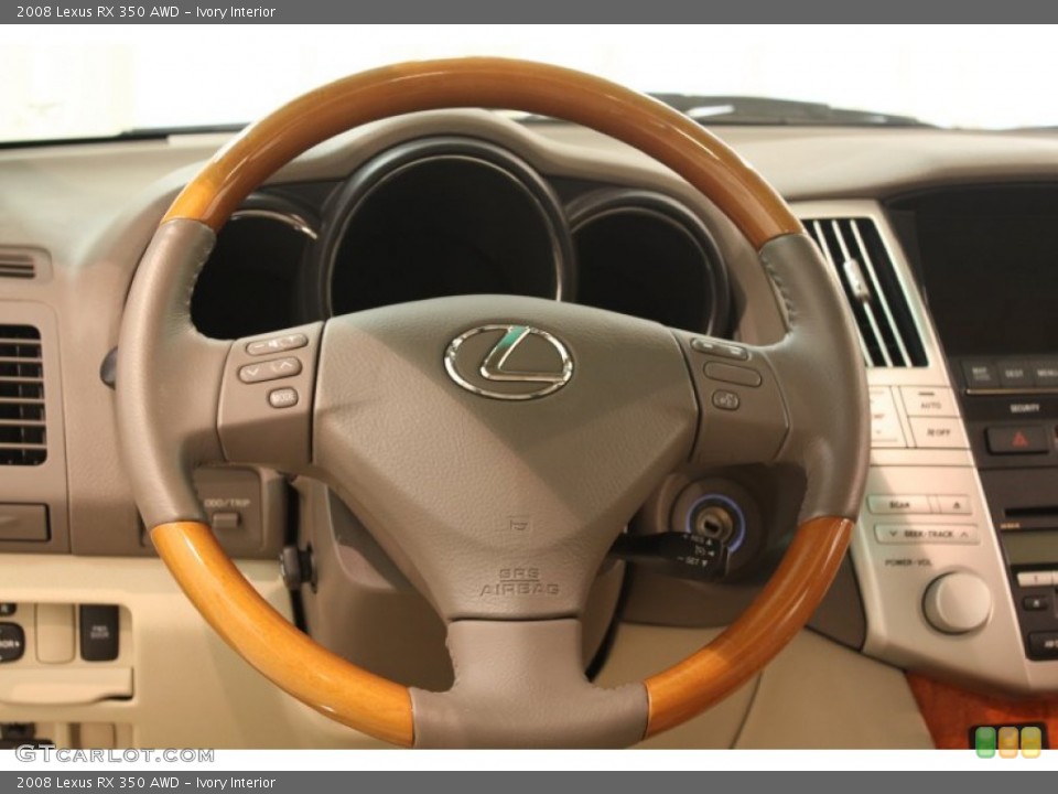 Ivory Interior Steering Wheel for the 2008 Lexus RX 350 AWD #80552662