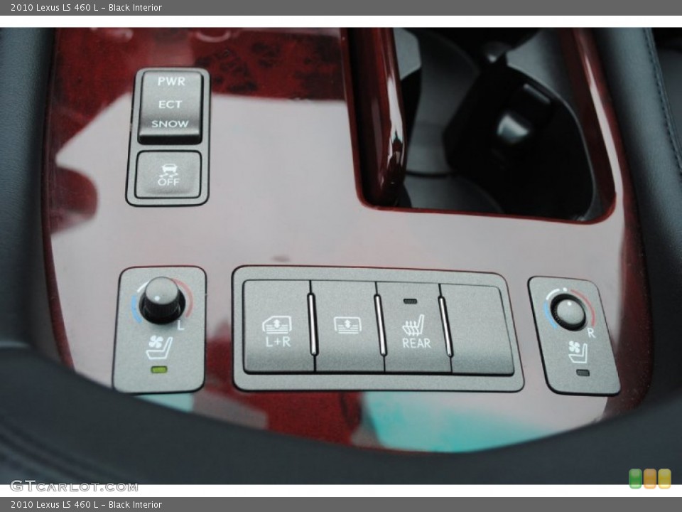 Black Interior Controls for the 2010 Lexus LS 460 L #80552795