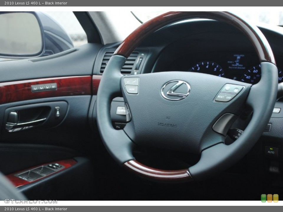Black Interior Steering Wheel for the 2010 Lexus LS 460 L #80553269