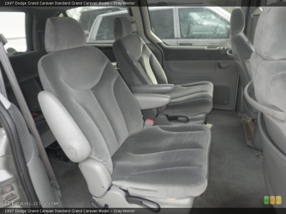 Gray Interior Rear Seat for the 1997 Dodge Grand Caravan  #80554452