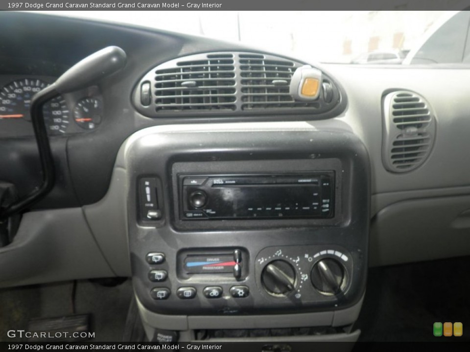 Gray Interior Controls for the 1997 Dodge Grand Caravan  #80554542