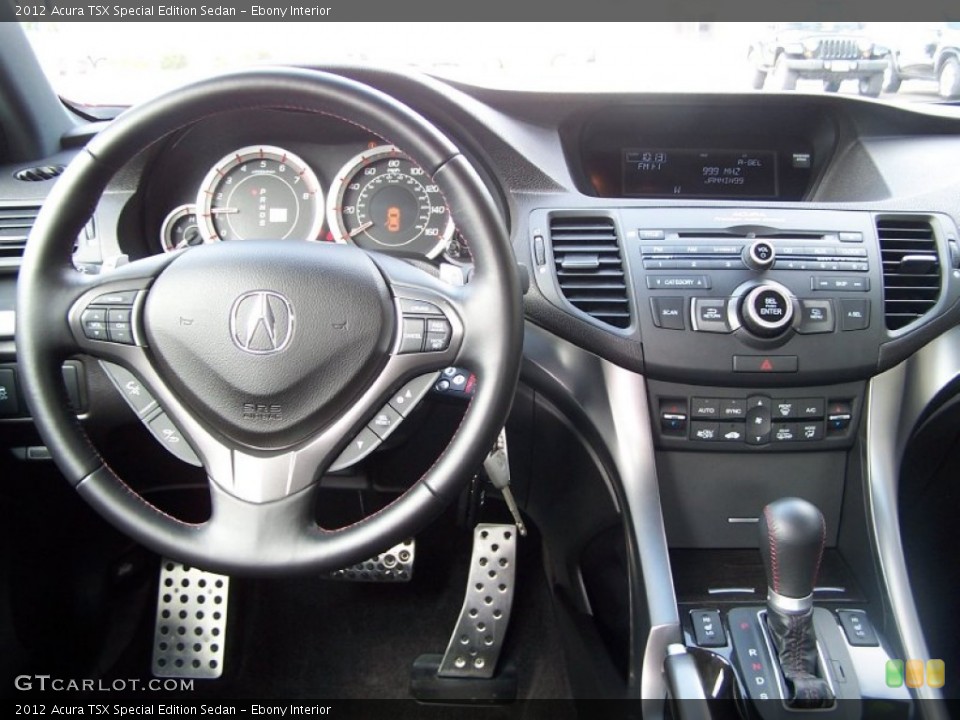 Ebony Interior Dashboard for the 2012 Acura TSX Special Edition Sedan #80558348
