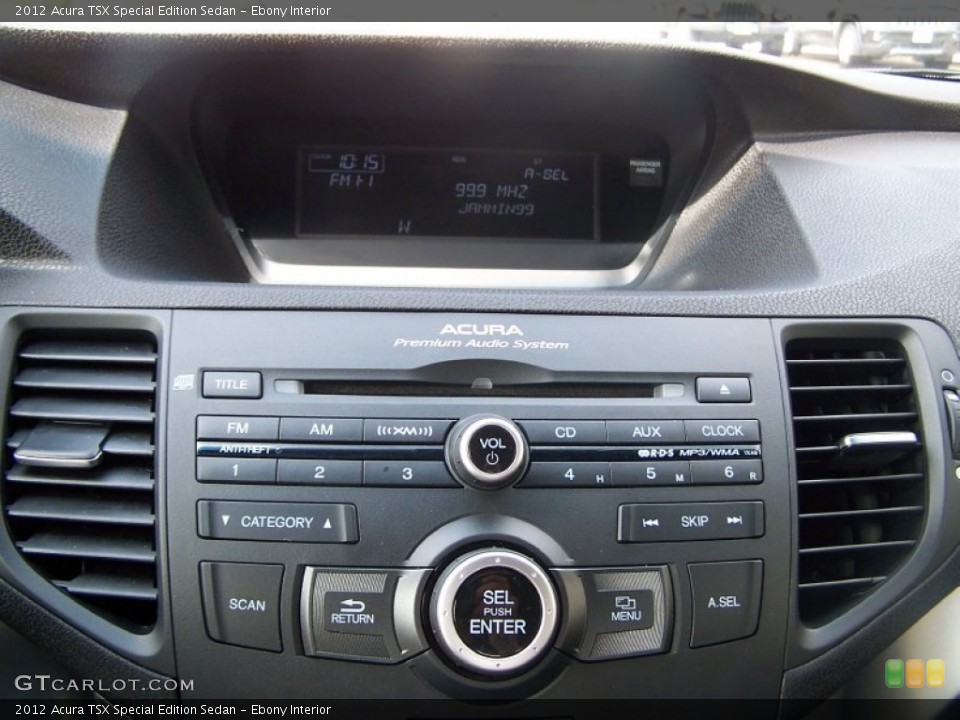 Ebony Interior Audio System for the 2012 Acura TSX Special Edition Sedan #80558401