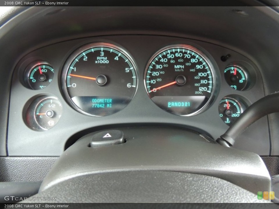 Ebony Interior Gauges for the 2008 GMC Yukon SLT #80559457