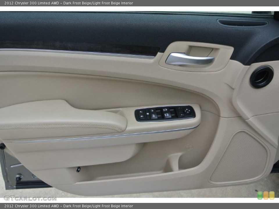 Dark Frost Beige/Light Frost Beige Interior Door Panel for the 2012 Chrysler 300 Limited AWD #80560179