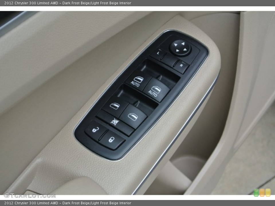 Dark Frost Beige/Light Frost Beige Interior Controls for the 2012 Chrysler 300 Limited AWD #80560200