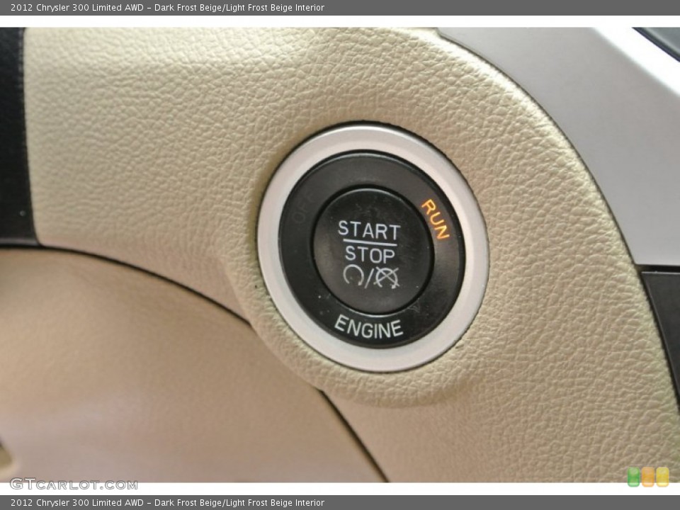 Dark Frost Beige/Light Frost Beige Interior Controls for the 2012 Chrysler 300 Limited AWD #80560322