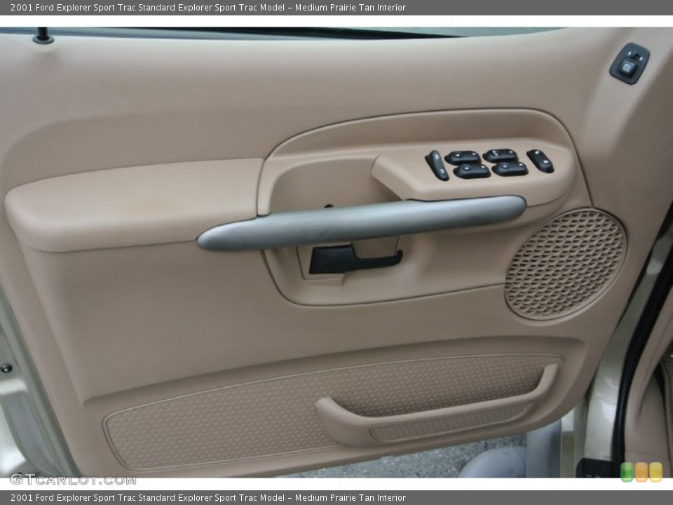 Medium Prairie Tan Interior Door Panel for the 2001 Ford Explorer Sport Trac  #80562010
