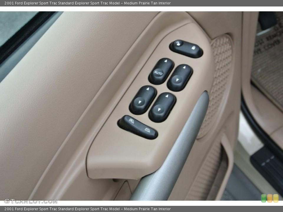 Medium Prairie Tan Interior Controls for the 2001 Ford Explorer Sport Trac  #80562037