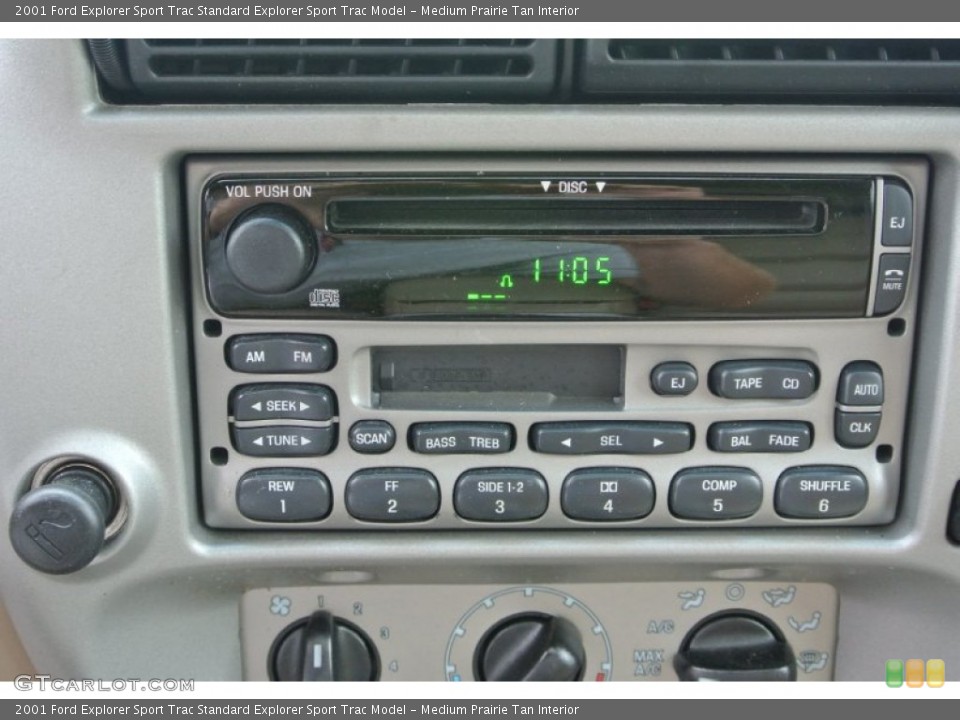 Medium Prairie Tan Interior Audio System for the 2001 Ford Explorer Sport Trac  #80562106