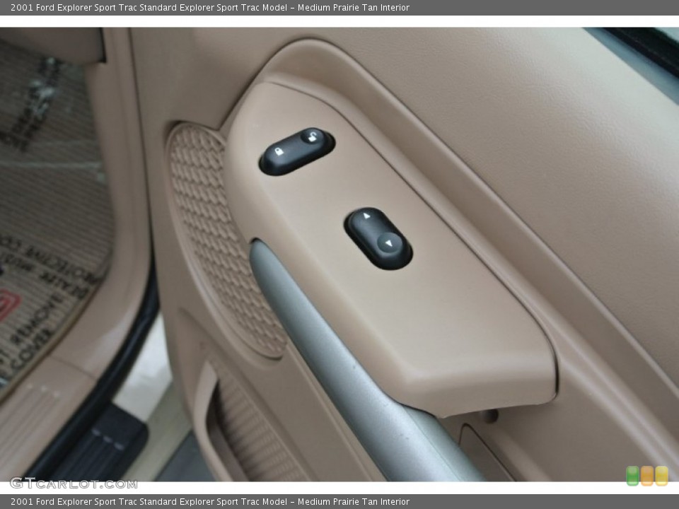 Medium Prairie Tan Interior Controls for the 2001 Ford Explorer Sport Trac  #80562342