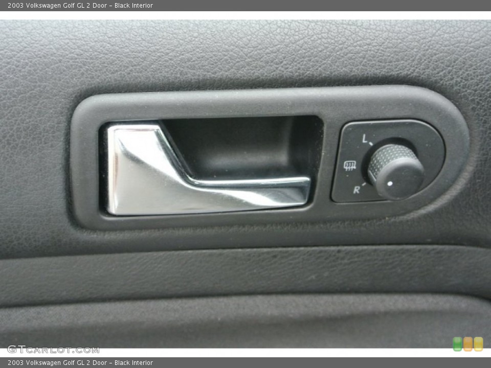 Black Interior Controls for the 2003 Volkswagen Golf GL 2 Door #80563443