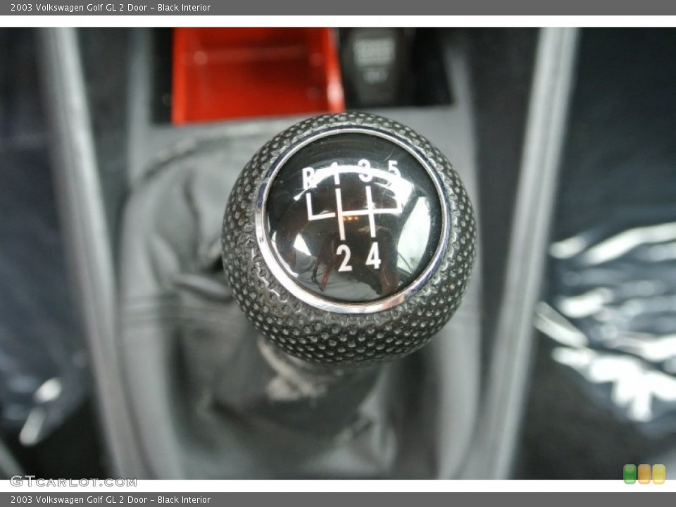 Black Interior Transmission for the 2003 Volkswagen Golf GL 2 Door #80563468