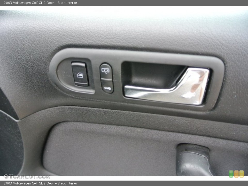 Black Interior Controls for the 2003 Volkswagen Golf GL 2 Door #80563705