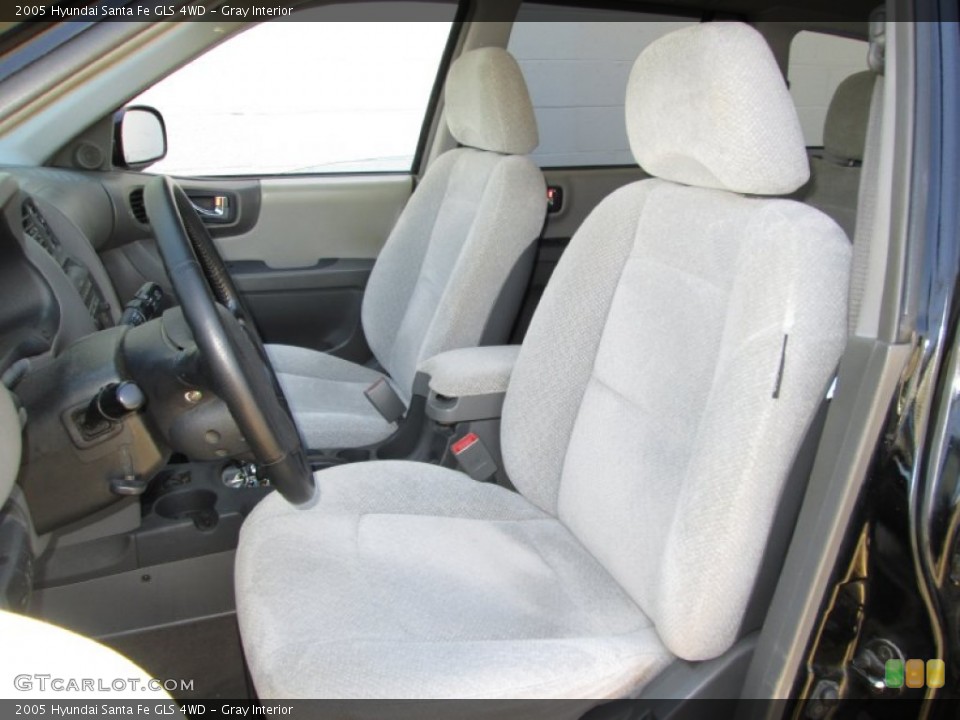 Gray Interior Photo for the 2005 Hyundai Santa Fe GLS 4WD #80564611