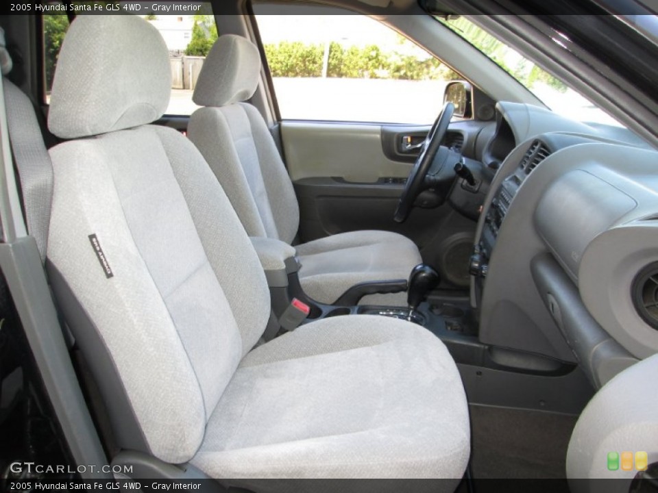 Gray Interior Front Seat for the 2005 Hyundai Santa Fe GLS 4WD #80564627