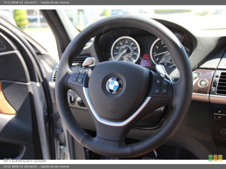 Saddle Brown Interior Steering Wheel for the 2010 BMW X6 xDrive35i #80564728